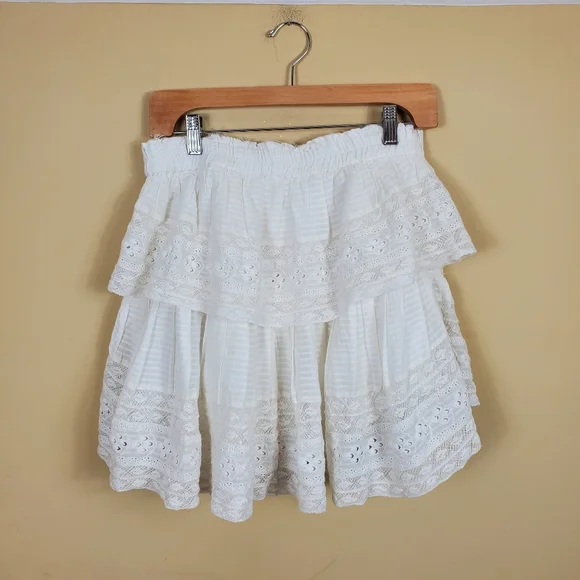 Loveshackfancy Ruffle Mini Skirt - Picture 2 of 10